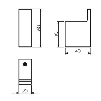 Крючок Langberger Vico 70331A Хром