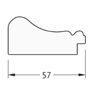 Зеркало Evoform Definite 64х64 Беленый дуб