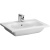Тумба с раковиной Vitra D-Light 70 58133 подвесная Фиолетовая Белая матовая