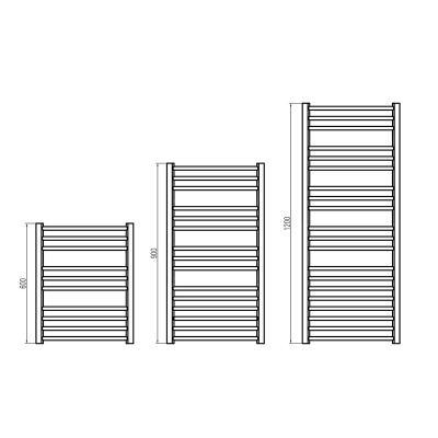 Водяной полотенцесушитель Grota Calma 48х150 Хром
