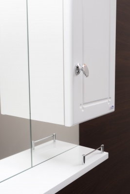 Зеркало со шкафом Cerutti SPA Поло 60 6562 с подсветкой Белое