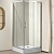 Душевой уголок Cezares Porta A-2 100x100 PORTA-D-A-2-100-P-Cr профиль Хром стекло рифленое