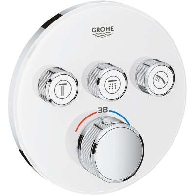 Смеситель для душа Grohe Grohtherm SmartControl 29904LS0 с термостатом Белая луна