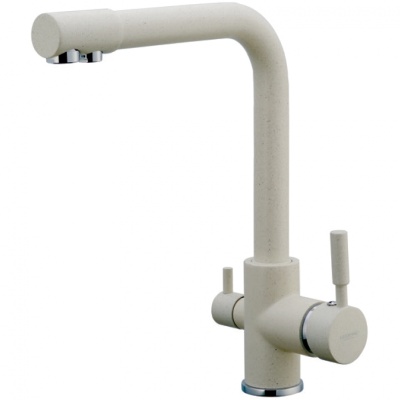 Смеситель для кухни Zerix LR4055W-3 ZX0663 Молочный матовый