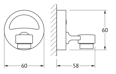 Мыльница FBS Ellea 005 Хром