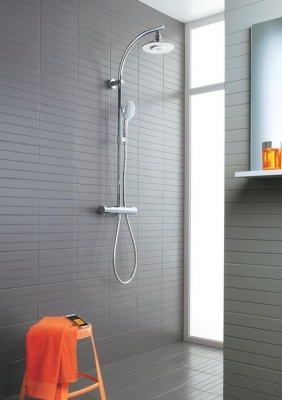 Душевая система Jacob Delafon Moxie E5799-CP с термостатом Хром