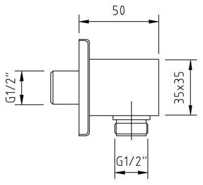 Шланговое подключение Clever Bimini 98001 Хром