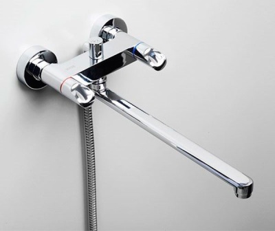 Смеситель для ванны WasserKRAFT Lossa 1202L универсальный Хром