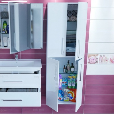 Шкаф пенал СанТа Вегас 60 526008 Белый