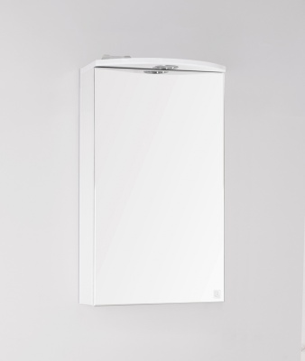 Зеркальный шкаф Style Line Эко стандарт Альтаир 40 С с подсветкой Белый