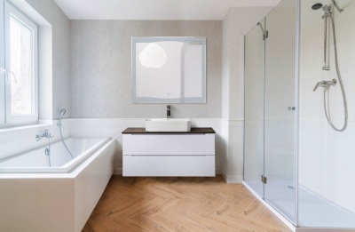 Зеркало BelBagno SPC-LNS 90 с сенсорным выключателем с подсветкой