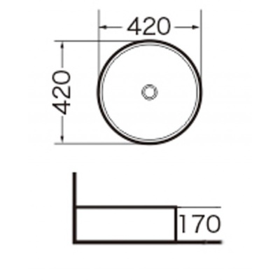 Раковина-чаша Grossman 42 GR-3014 Белая