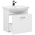 Комплект мебели для ванной Aquanet Ирис 65 198814 подвесной Белый