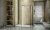 Душевая перегородка Good Door Walk In SP-140+SP+P-90-B-CH 140x90 профиль Черный стекло прозрачное