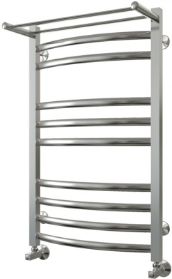 Водяной полотенцесушитель Terminus Енисей П10 500x840 4620768886706 с полкой Хром