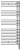 Полотенцесушитель Zehnder Forma Asym LFAER-120-50/DD Белый правый