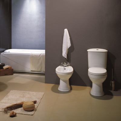 Унитаз компакт Creo Ceramique Marseille MA1002+MA1003+MA1001 с бачком и сиденьем Микролифт