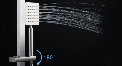 Душевая система Frap F2421 Нержавеющая сталь