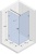 Душевой уголок Riho Scandic Mistral M201 90x80 GX0203101 L профиль Хром стекло прозрачное