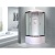 Душевая кабина Royal Bath ВК 100x100 RB100BK6-WC-CH стекло матовое задняя стенка Белая