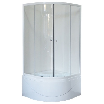 Душевой уголок Royal Bath BK 90х90 RB90BK-T с поддоном профиль Белый стекло прозрачное Душевой уголок Royal Bath BK 90х90 RB90BK-T с поддоном профиль Белый стекло прозрачное