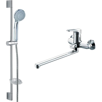 Смеситель для ванны Bravat Eco F00414C Хром