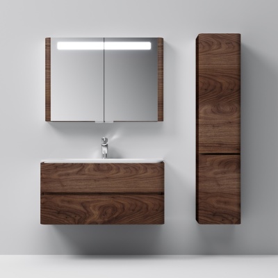 Шкаф пенал AM.PM Sensation 40 R M30CHR0406NF подвесной Орех