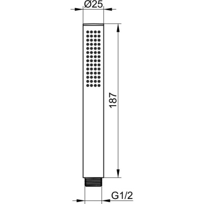 Ручной душ Keuco Edition 11 56080 010100 Хром