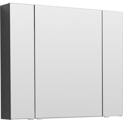 Зеркальный шкаф Aquanet Алвита 100 240113 Серый антрацит