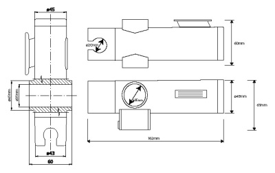Держатель для душа Bemeta Help 338514372 Хром