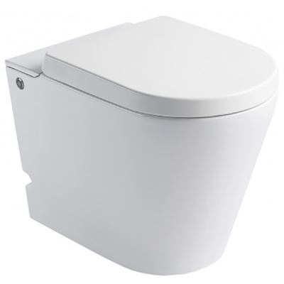 Унитаз Cerutti SPA B-380B 7267 с импульсным смывом приставной с сиденьем Микролифт
