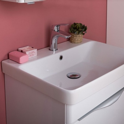 Тумба под раковину Aquanet Орлеан 80 183082 подвесная Белая