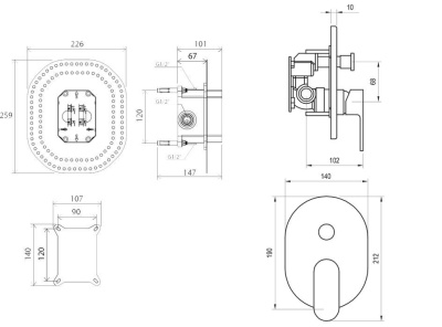 Смеситель Ravak CR.065.00 X070056 Хром