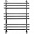 Водяной полотенцесушитель Ника Bamboo ЛБ1 80x60 Хром