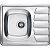 Кухонная мойка Alveus Zoom 62 1098941 Нержавеющая сталь