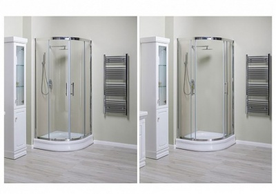 Душевой уголок Aquanet Delta NPE2142 90х90 профиль Хром стекло прозрачное
