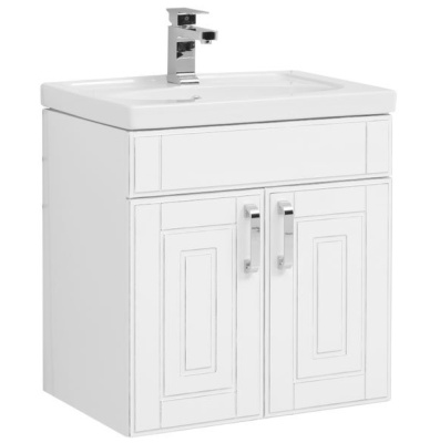 Тумба под раковину Aquanet Рондо 60 189156 подвесная Белая