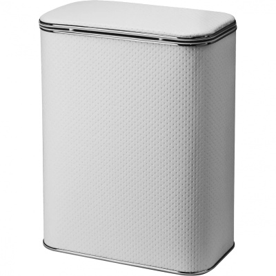 Корзина для белья Cameya Punto PWH-M-9 с микролифтом средняя Белая, кант хром