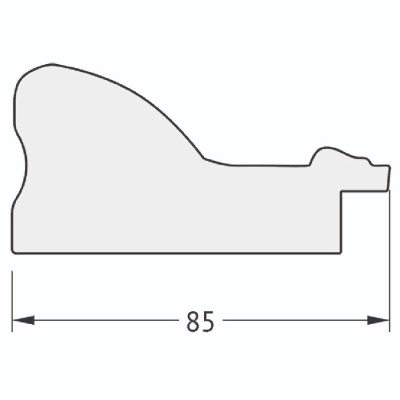 Зеркало Evoform Exclusive 55х45 Черный ардеко