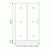 Душевая дверь в нишу Good Door Neo WTW-140-C-CH 140х185 профиль Хром стекло прозрачное