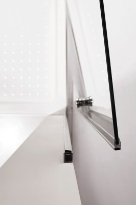 Душевая дверь в нишу Cezares ECO-O-B-2-90-C-Cr профиль Хром стекло прозрачное