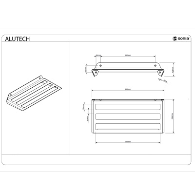 Полка для полотенец Sonia Accessories 176076 Черная матовая
