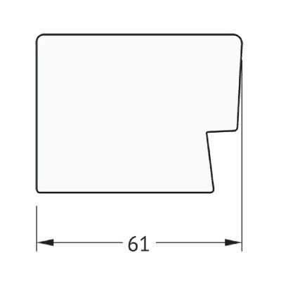 Зеркало Evoform Definite 51х41 Алюминий