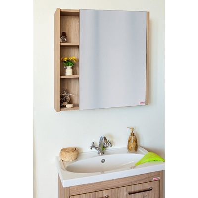 Зеркальный шкаф Sanflor Мехико 60 R Н0000001065 Швейцарский вяз