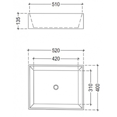 Раковина-чаша Jaquar JDS 50 JDS-WHT-25907N Белая