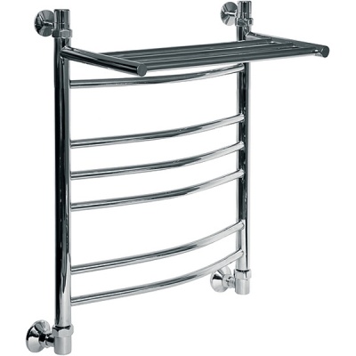 Водяной полотенцесушитель Ника Arc ЛД/ВП (г2) 60x50 с полкой Хром