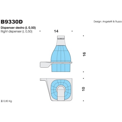 Дозатор для жидкого мыла Colombo Design Alize B9330 DX Хром