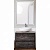 Комплект мебели для ванной BelBagno SET-KRAFT-600-PP-CDEC-BB344-LOY со смесителем Pino Pasadena, столешница - Cemento Decorato (с нанесением узора)