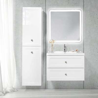 Тумба под раковину BelBagno Dublin 85 подвесная Белая