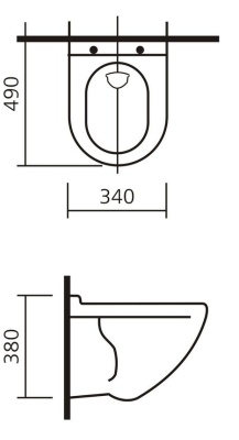 Унитаз Sanita Luxe Attica Luxe SL DM ATCSLWH0104 Белый с сиденьем Микролифт